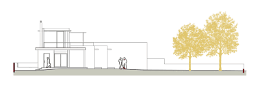 Villa Model H-6 West Elevation