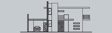 Villa Model H-1 South Elevation