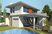 Villa Model H-1 Front View